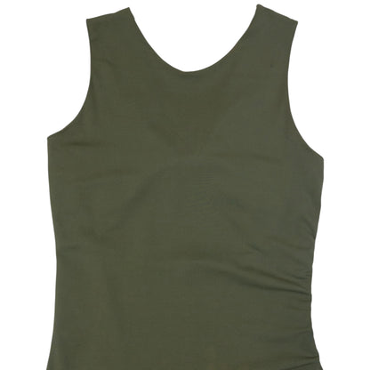 Vintage 2000s Gucci Twist-Back Dress in green, photo 3