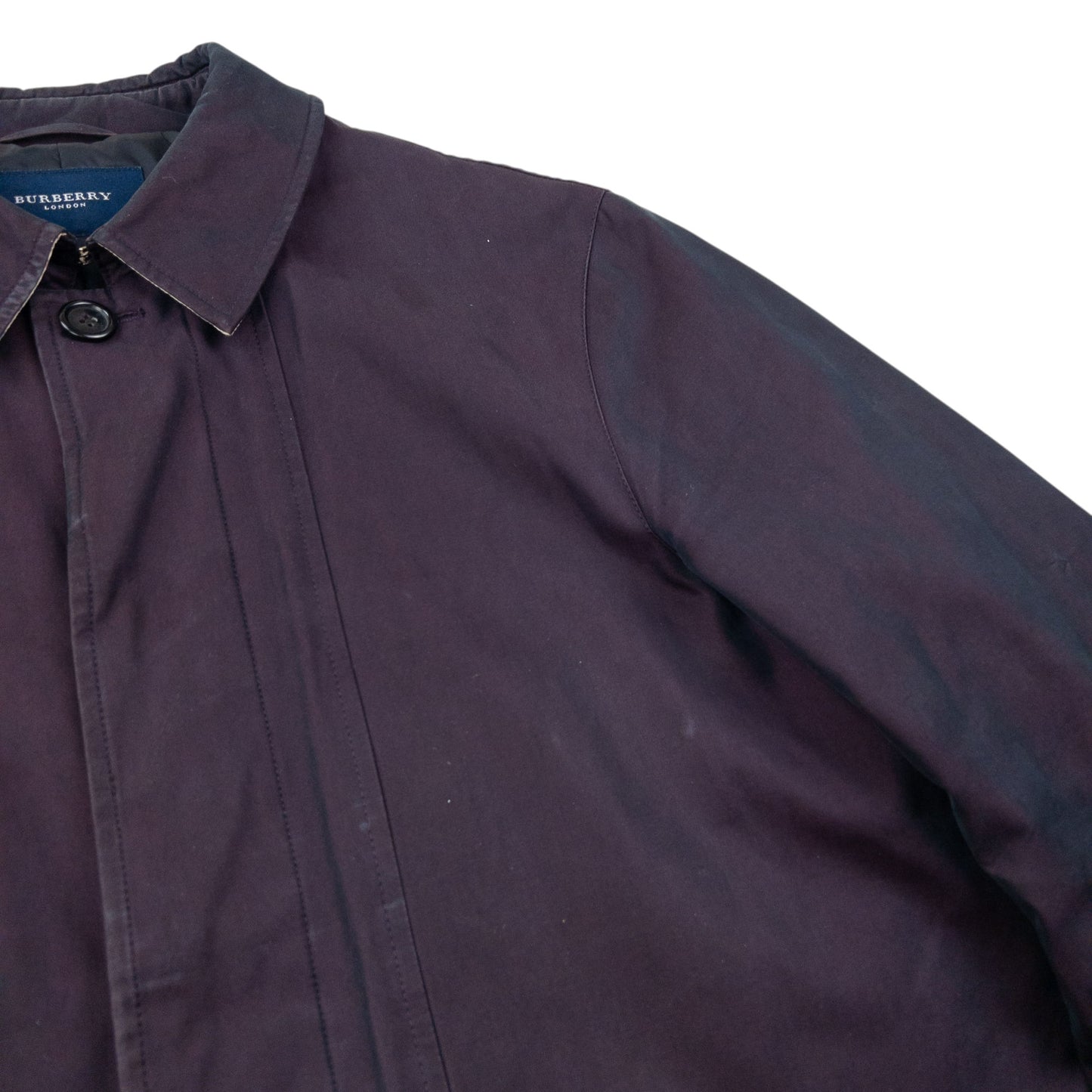 Vintage 2000s Burberry Button Up Trench Jacket Size L
