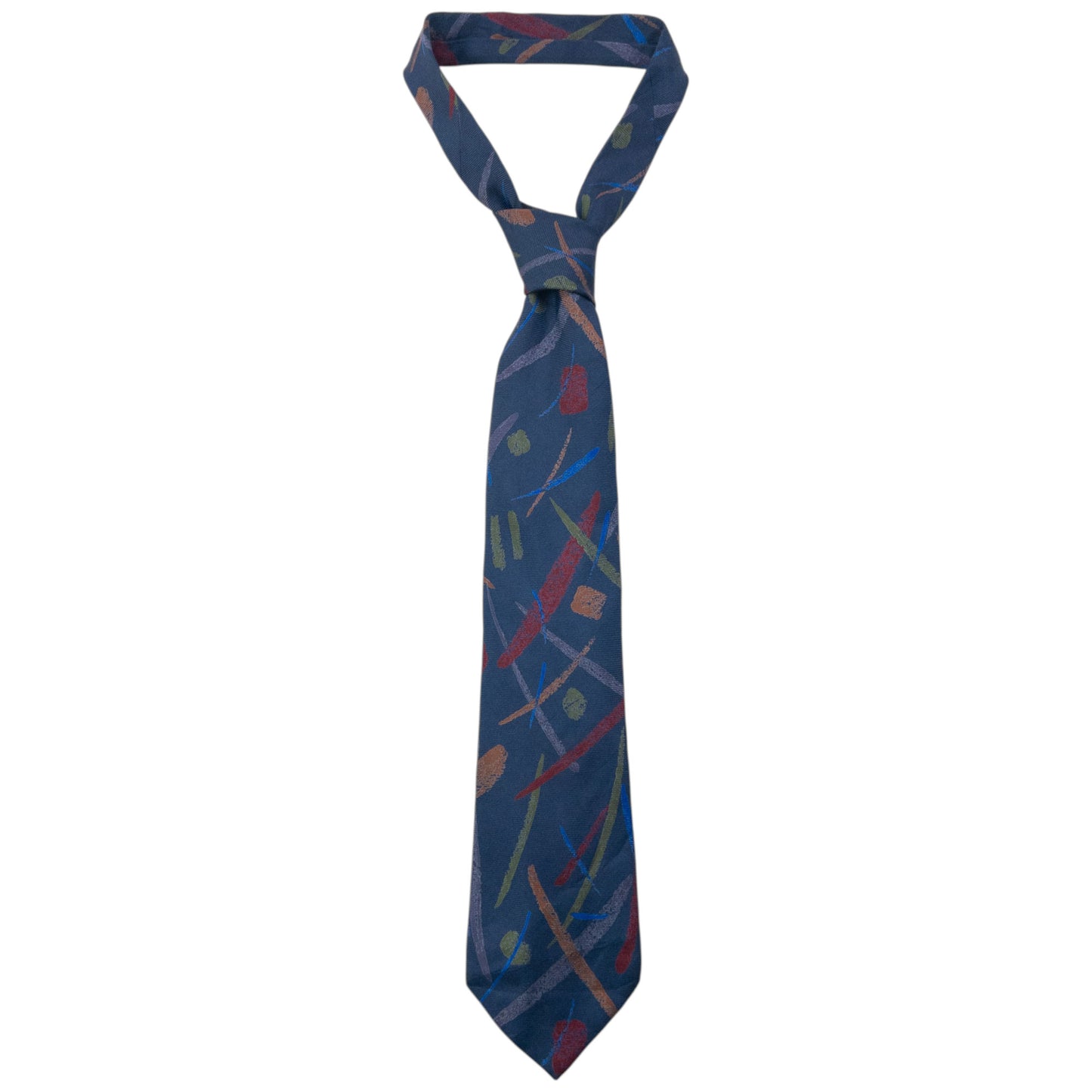 Vintage 90s Issey Miyake Pattern Silk Tie