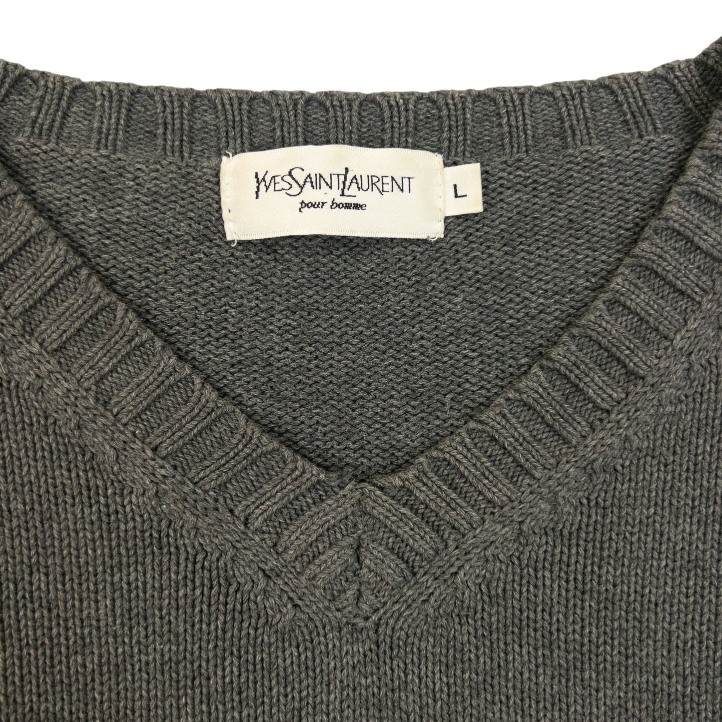Vintage 2000s YSL Yves Saint Laurent Knit Jumper Size M