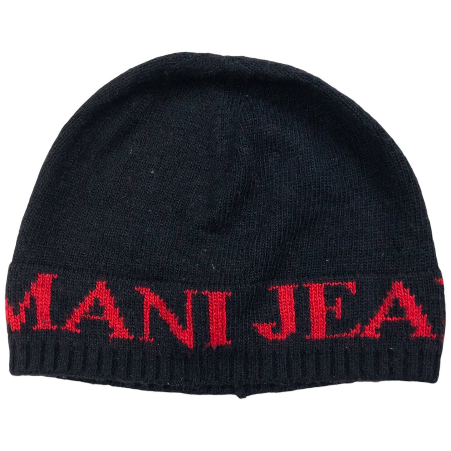 Vintage Armani Jeans Knitted Beanie Hat