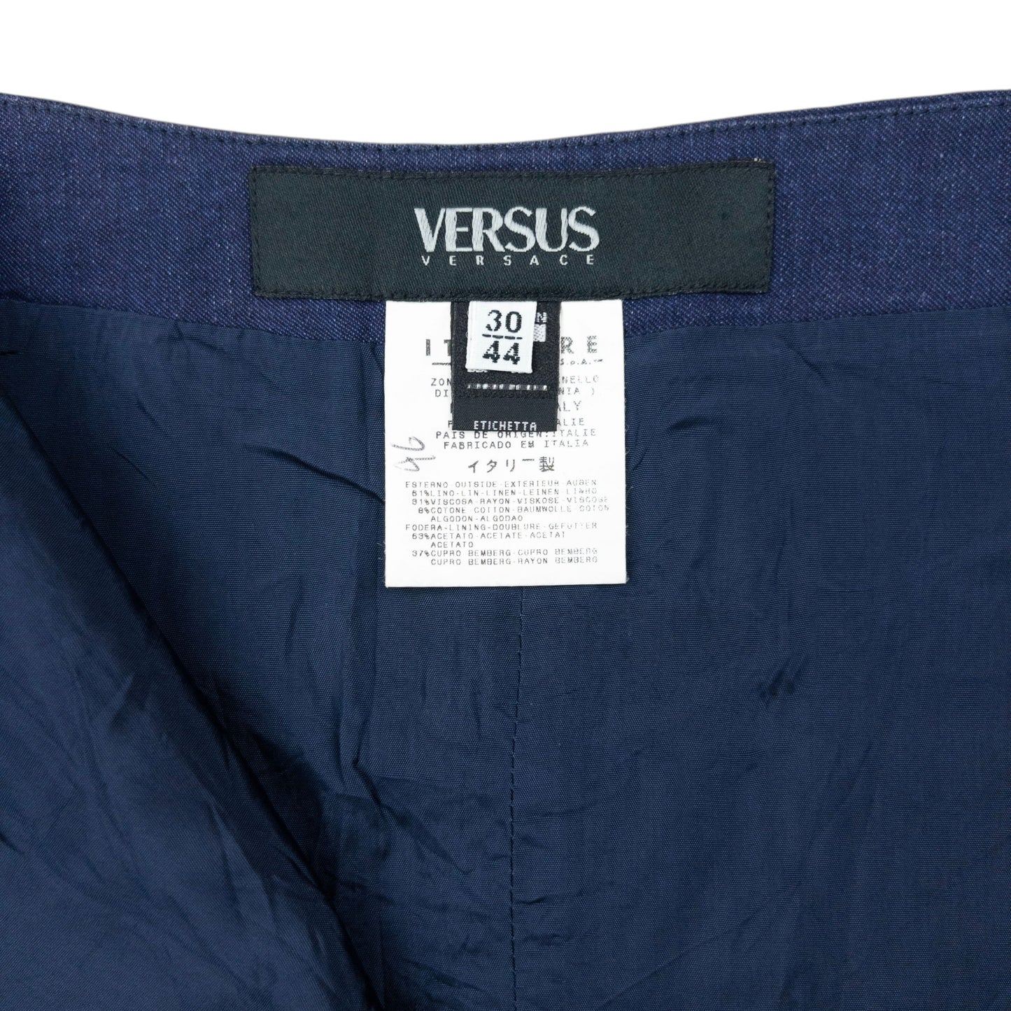 Vintage 2000s Versace Versus Embroidered Mini Skirt Womens Size W27