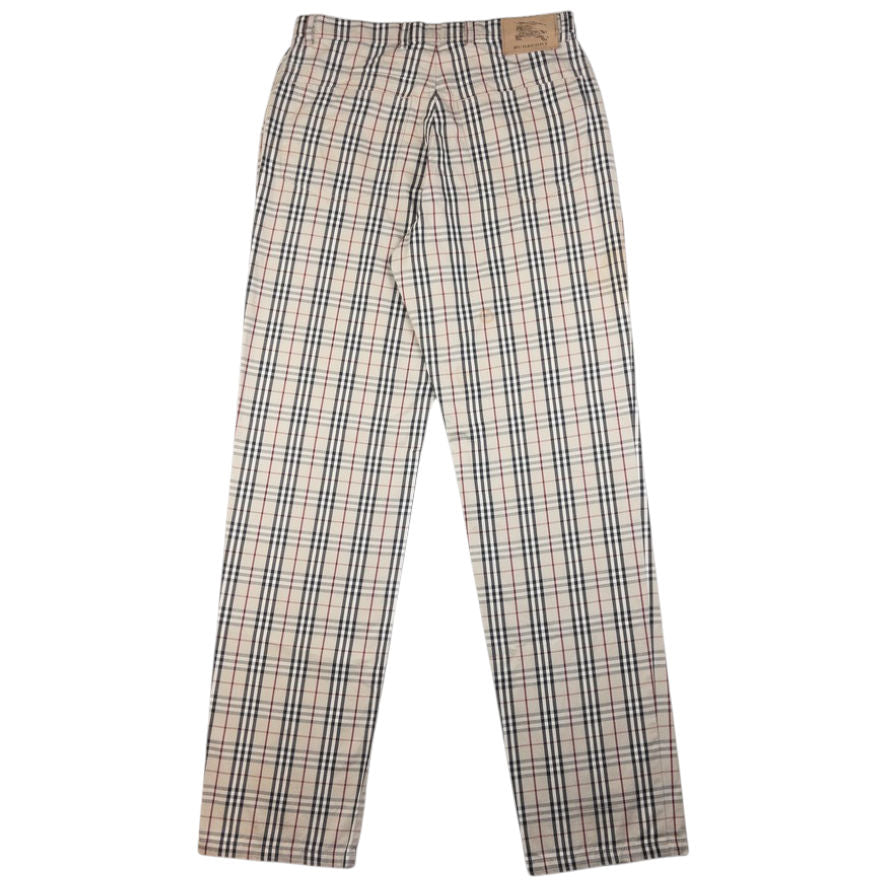 Vintage Burberry Nova Check Trousers Size W31