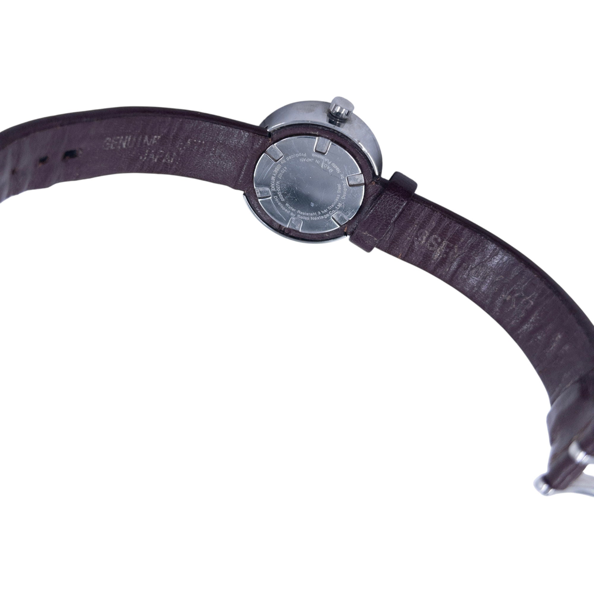 Vintage Issey Miyake Twelve Leather Watch