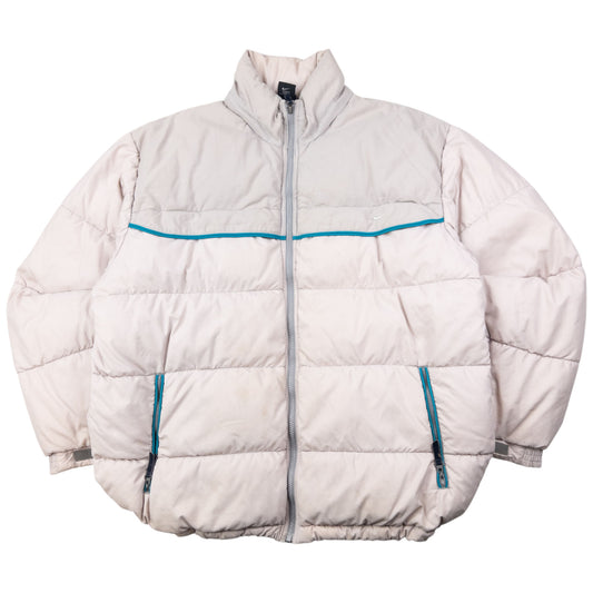 Vintage 2000s Nike Zip Up Puffer Jacket Size L