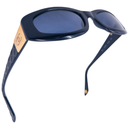 Vintage 2000s Chanel Embossed Sunglasses