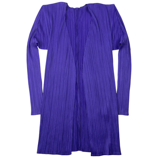 Vintage 90s Pleats Please By Issey Miyake Pleated Cardigan Womens Size M