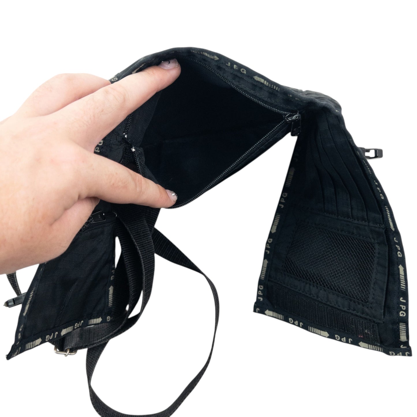 Vintage 2000s Jean Paul Gaultier Fold Wallet Crossbody Pouch