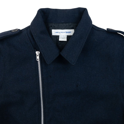 Vintage Comme Des Garçons SHIRT Asymmetric Wool Jacket Size S
