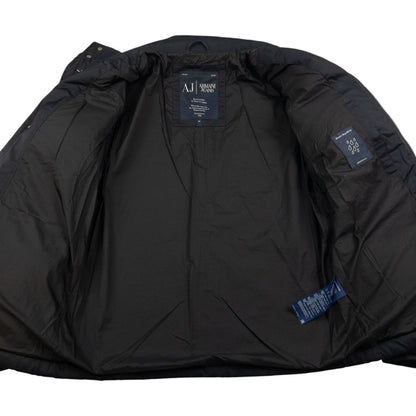 Vintage Armani Jeans Zip Up Padded Jacket Size M