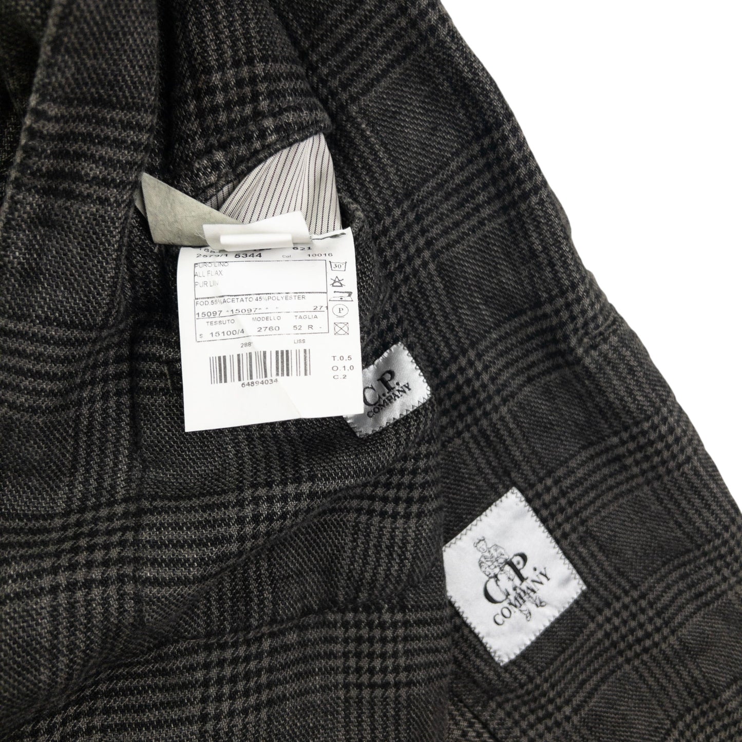 Vintage CP Company Houndstooth Check Jacket Size M