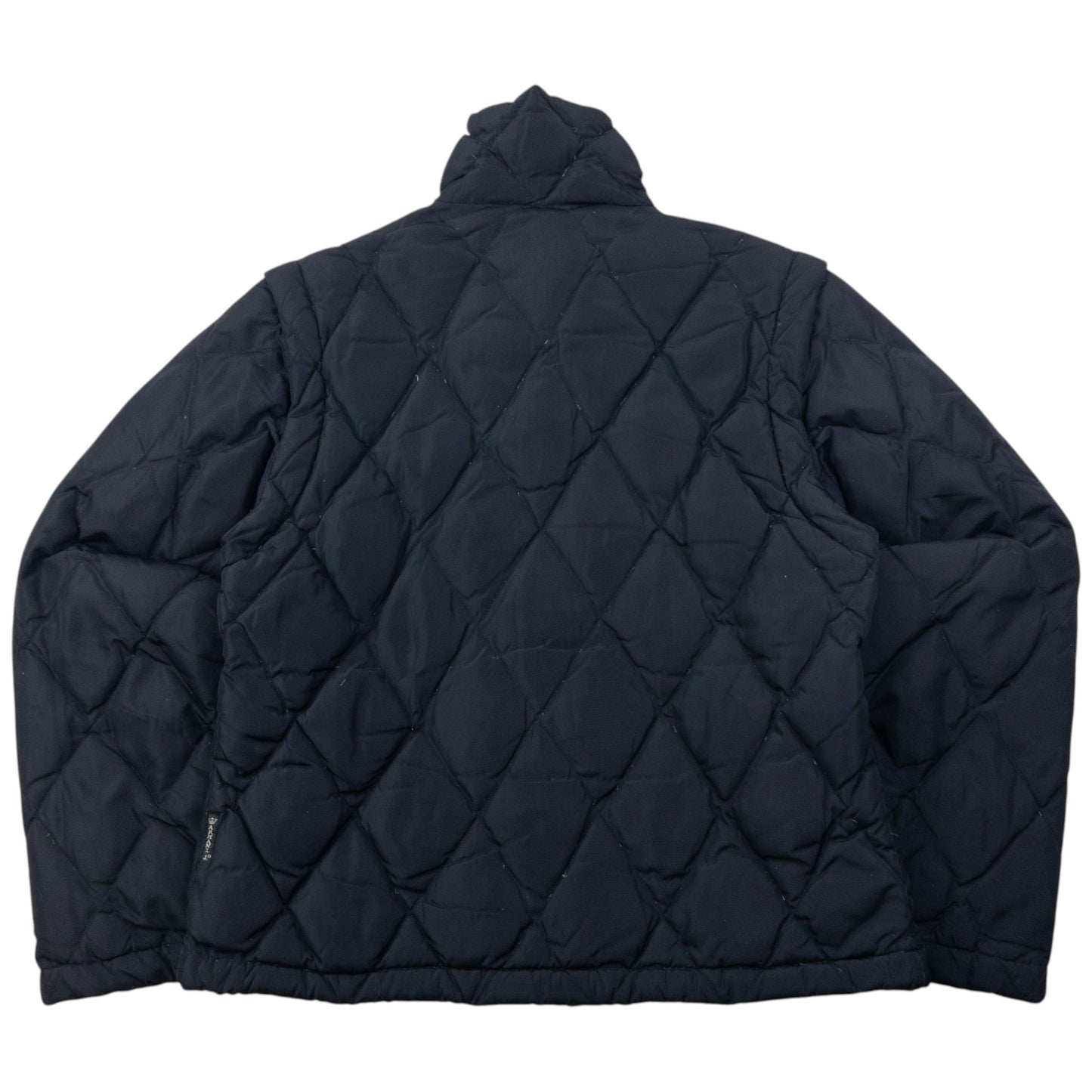 Vintage Armani Jeans Zip Off Sleeve Quilted Jacket Womens Size