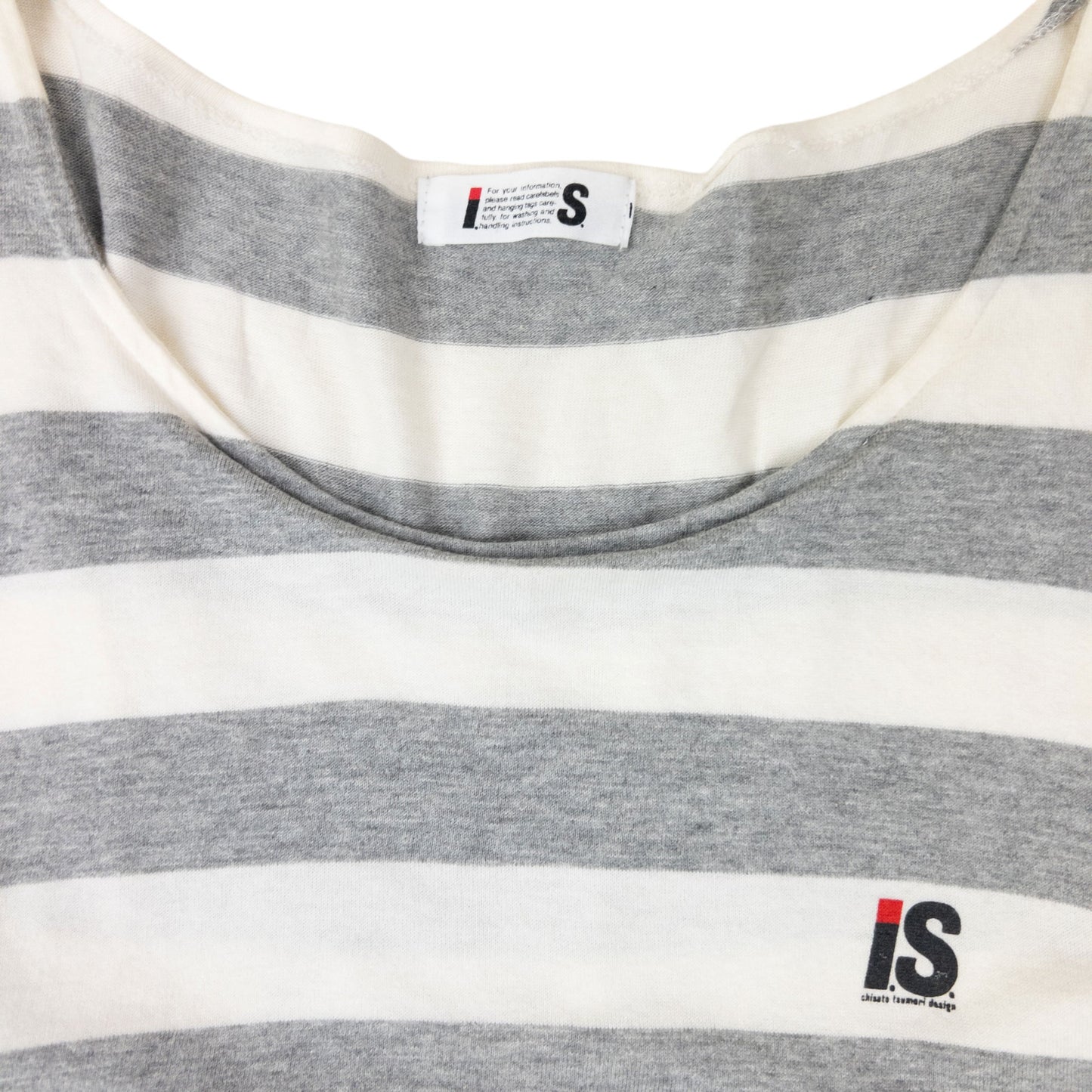 Vintage 80s Issey Miyake I.S. Striped Tie-Back Dress Womens Size L