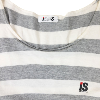 Vintage 80s Issey Miyake I.S. Striped Tie-Back Dress Womens Size L