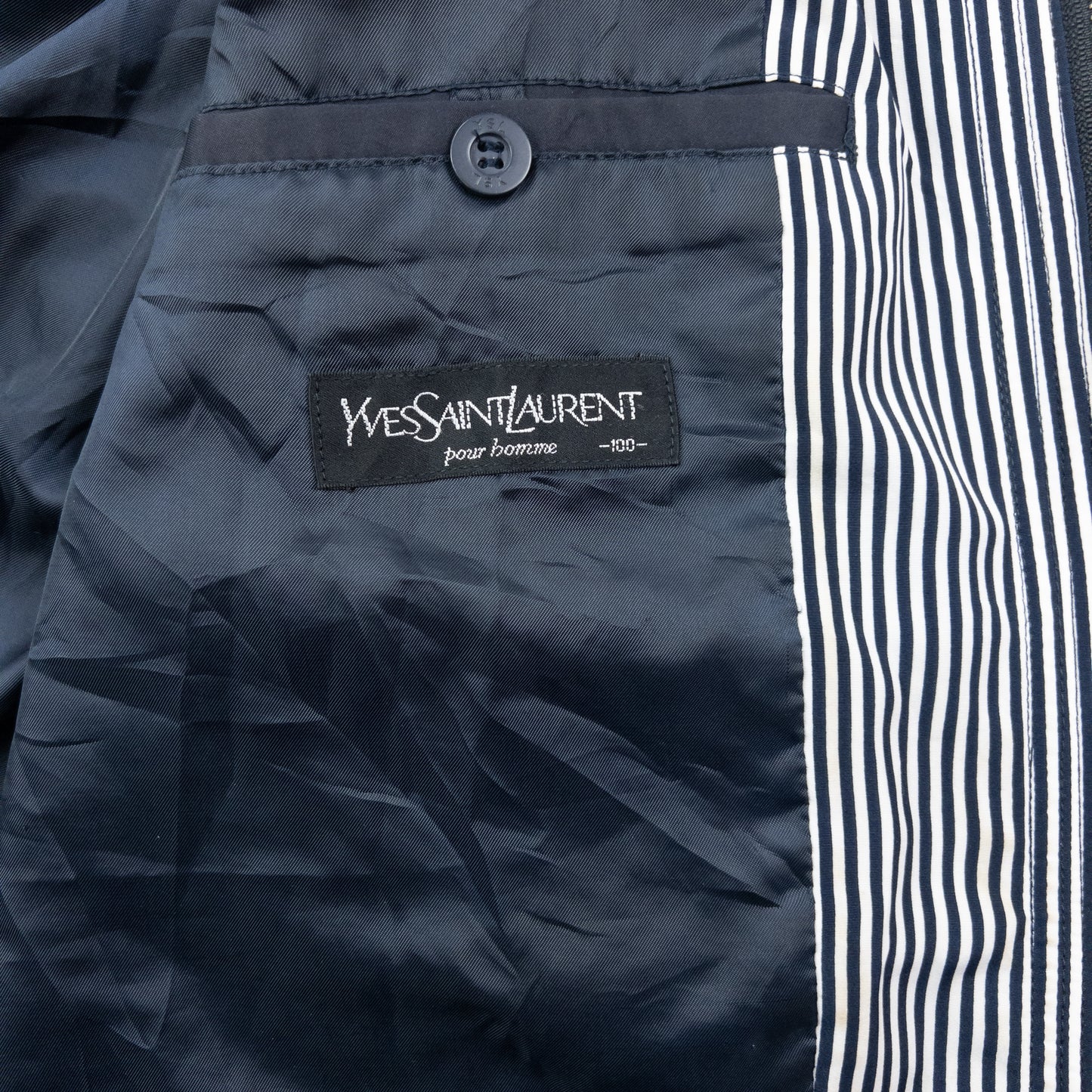 Vintage 90s YSL Yves Saint Laurent Harrington Jacket Size M