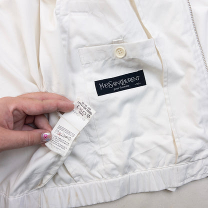 Vintage 90s YSL Yves Saint Laurent Harrington Jacket Size XL
