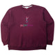 Vintage 2000s YSL Yves Saint Laurent Embroidered Sweatshirt Size M