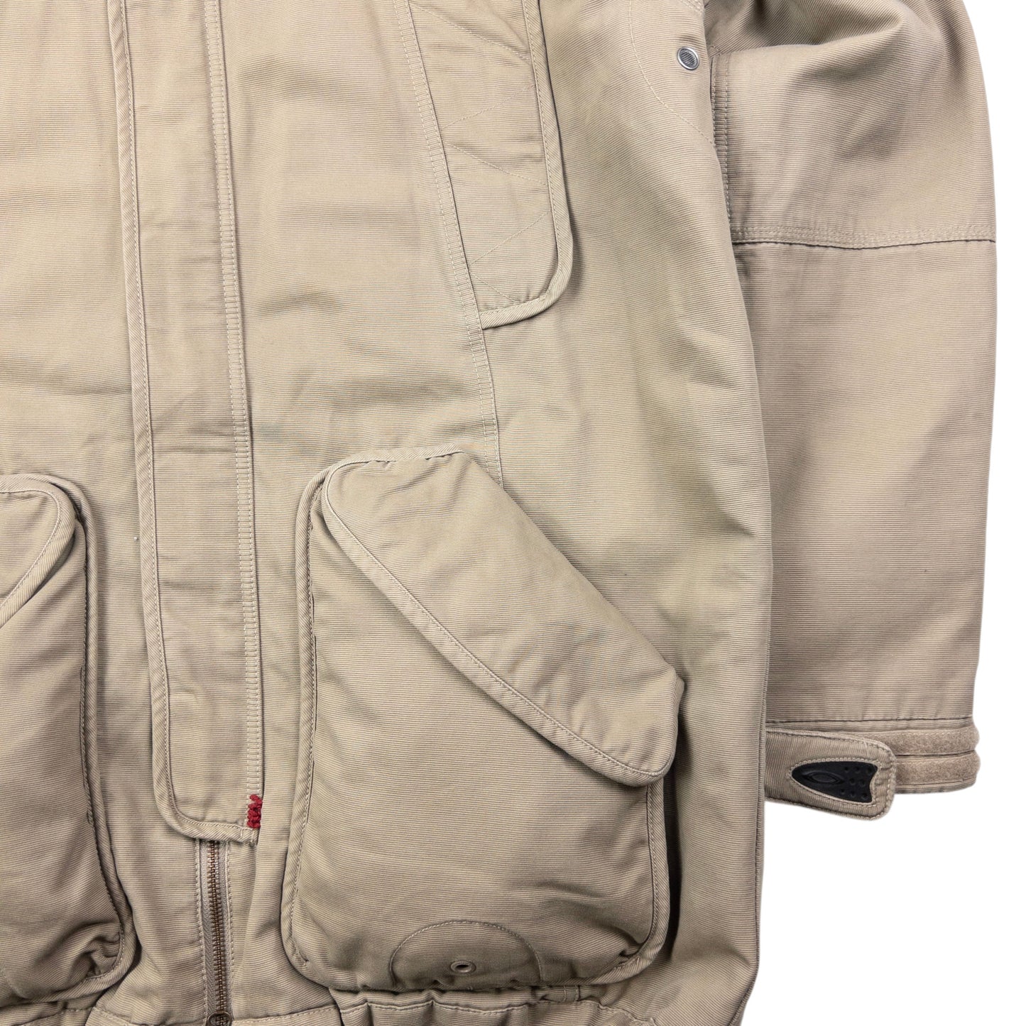 Vintage Oakley Zip Up Cargo Jacket Size XL