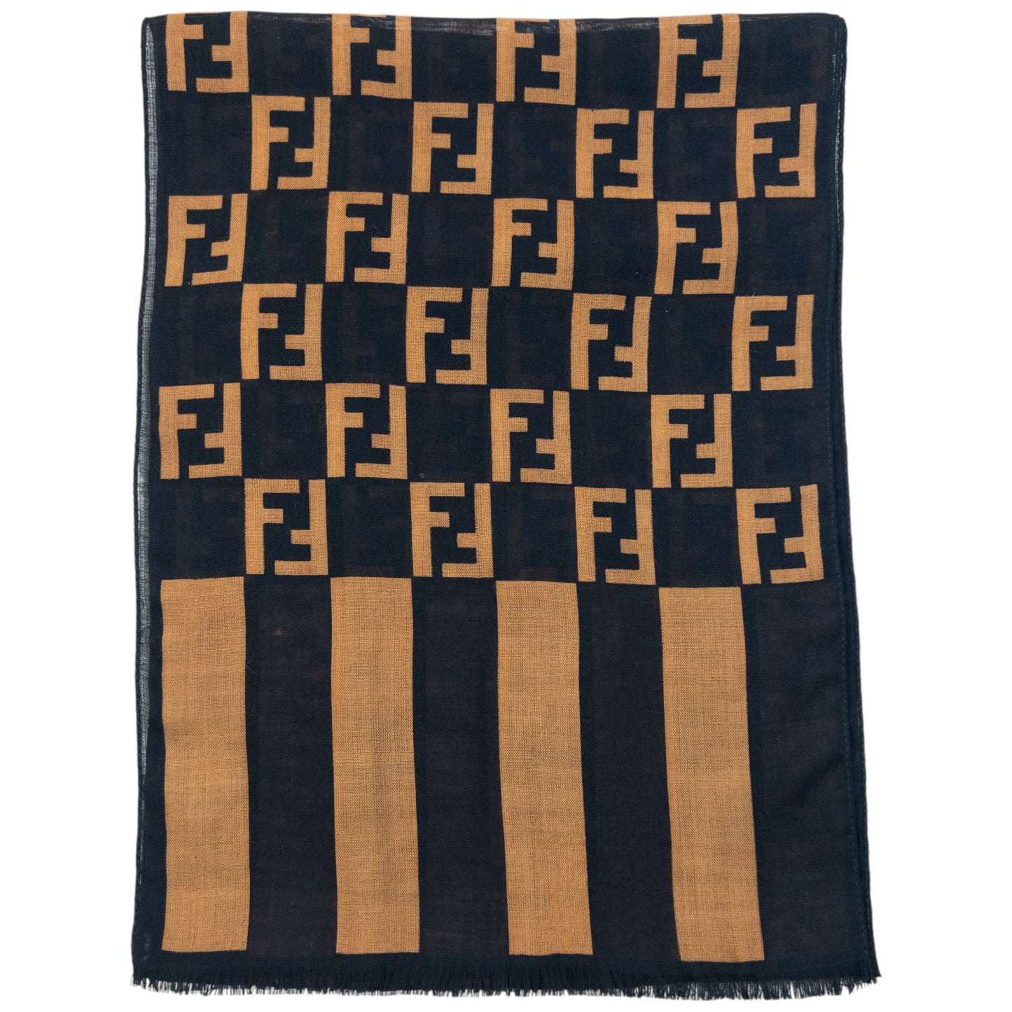 Vintage 90s Fendi Monogram Scarf