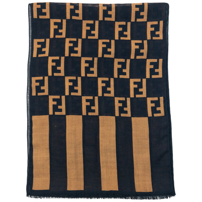 Vintage 90s Fendi Monogram Scarf