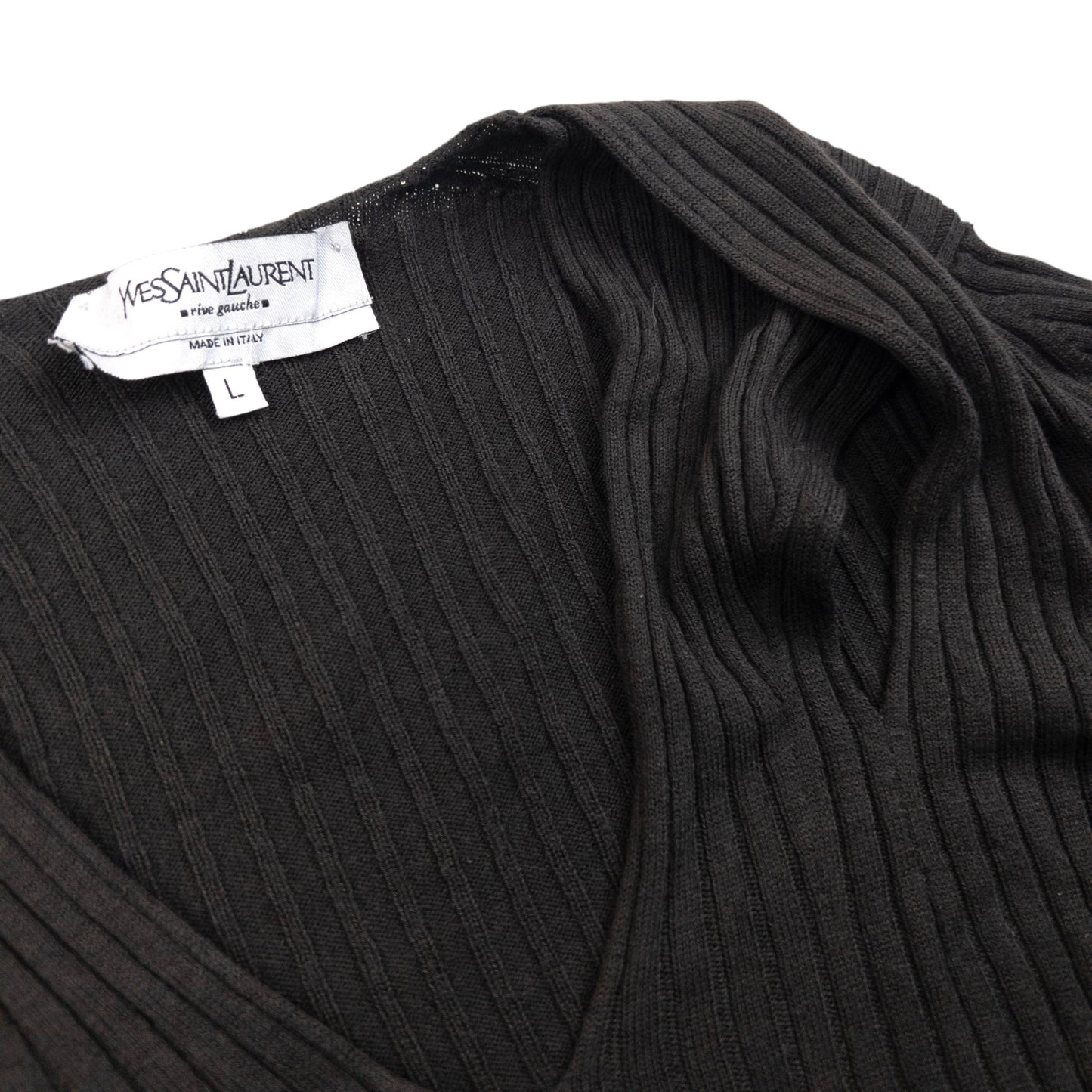 Vintage 2000s YSL Yves Saint Laurent By Tom Ford Cropped Jumper Womens Size L