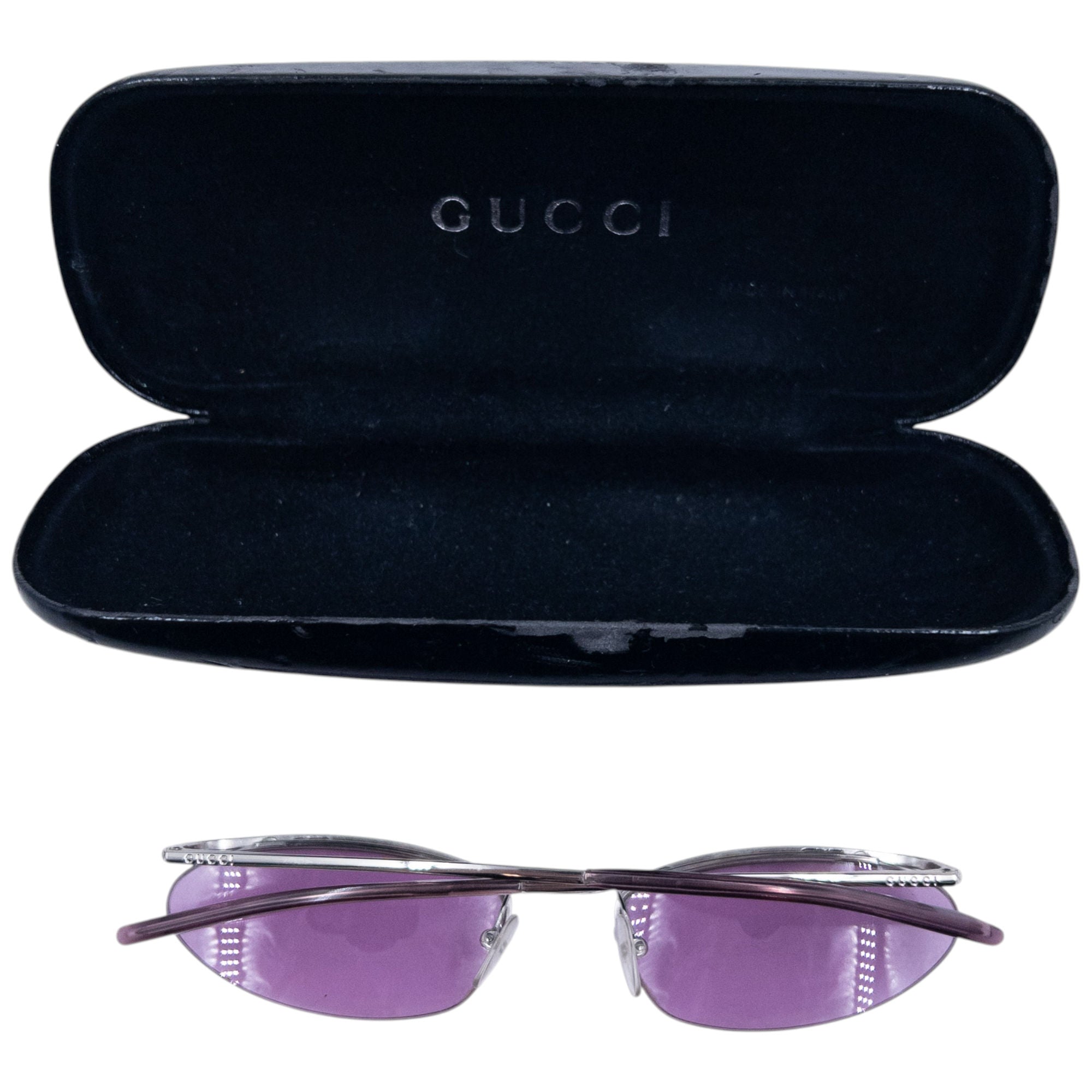 Vintage 90s Gucci Rimless Sunglasses