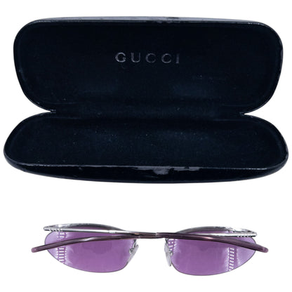 Vintage 90s Gucci Rimless Sunglasses