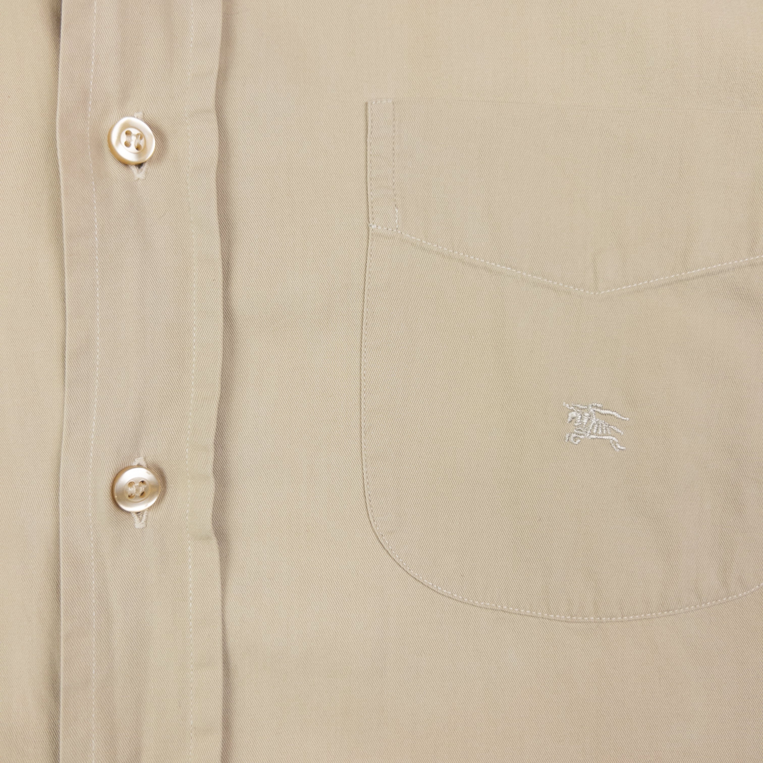 Vintage Burberry Long Sleeve Button Up Shirt Size XL