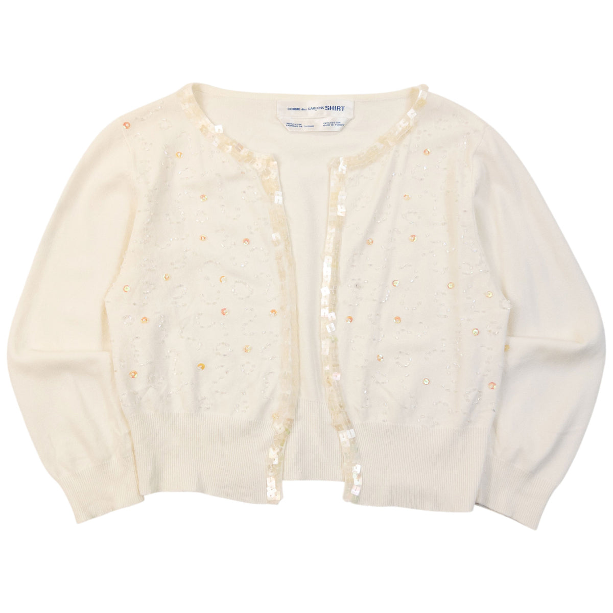 Vintage 2000s Comme Des Garçons Sequin Cardigan Womens Size XS