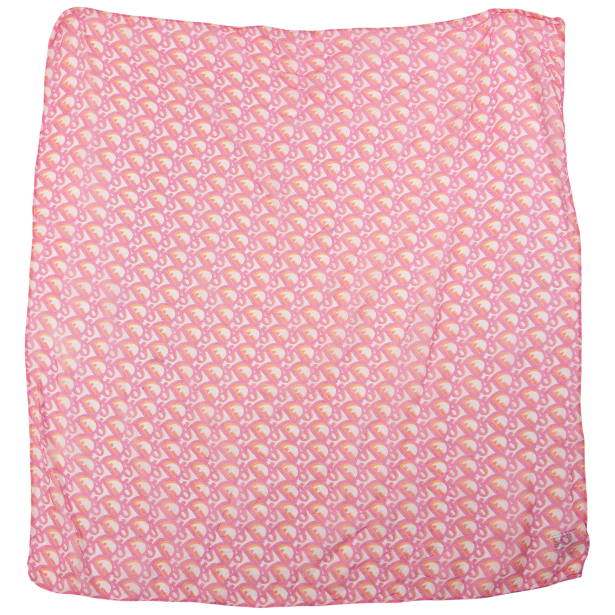 Vintage Dior Monogram Silk Scarf