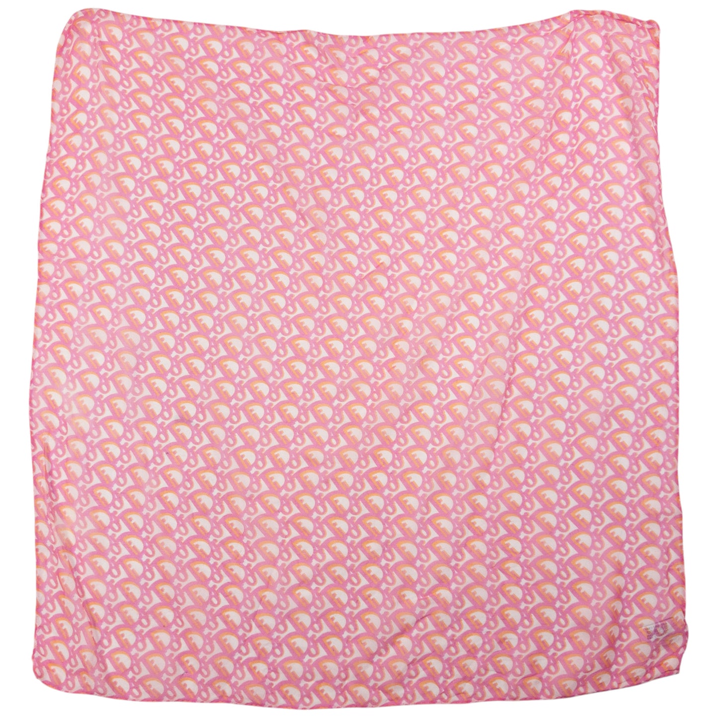 Vintage Dior Monogram Silk Scarf