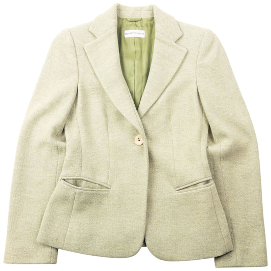Vintage 2000s Emporio Armani Wool Blazer Jacket Womens Size S