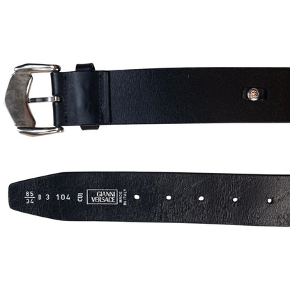Vintage 90s Gianni Versace Embossed Leather Belt Size L