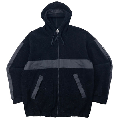 Vintage Armani Jeans Zip Up Fleece Jacket Size M