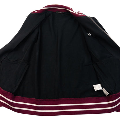 Vintage 2000s Burberry Black Label Zip Up Sweatshirt Size M