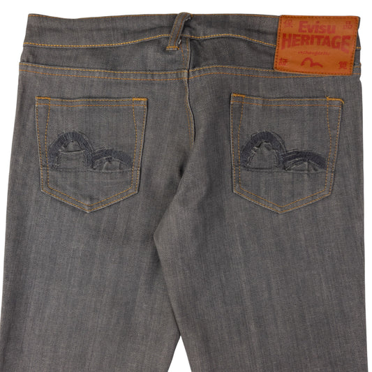 Vintage Evisu Double Gull Japanese Low Rise Denim Jeans Size W31
