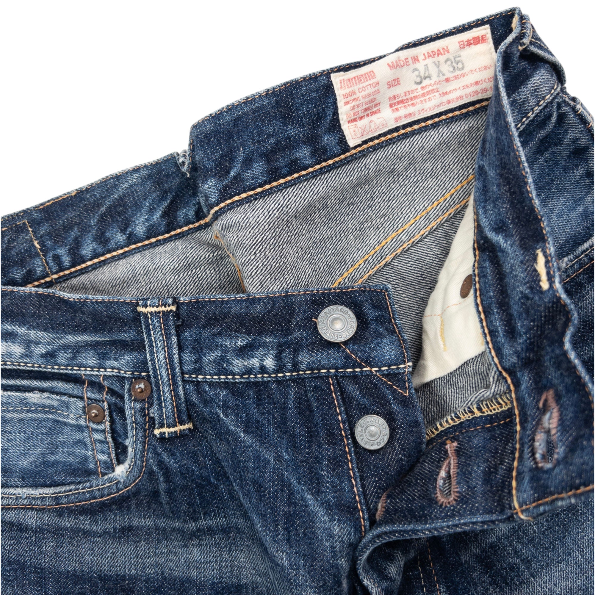 Vintage Evisu Double Gull Japanese Denim Jeans Size W29