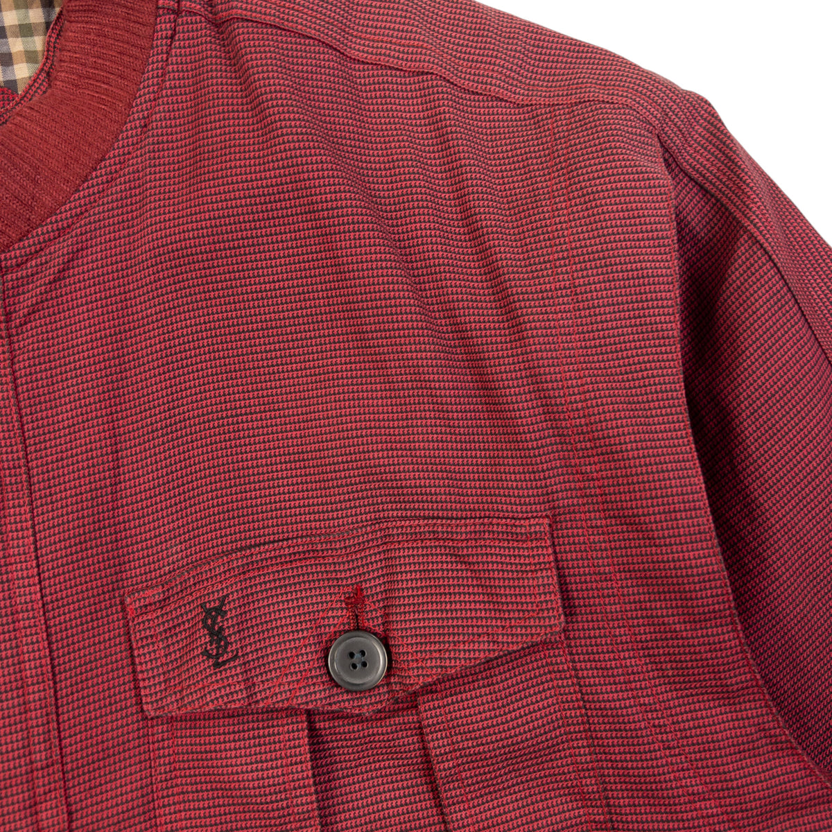 Vintage 80s YSL Yves Saint Laurent Bomber Jacket Size XS