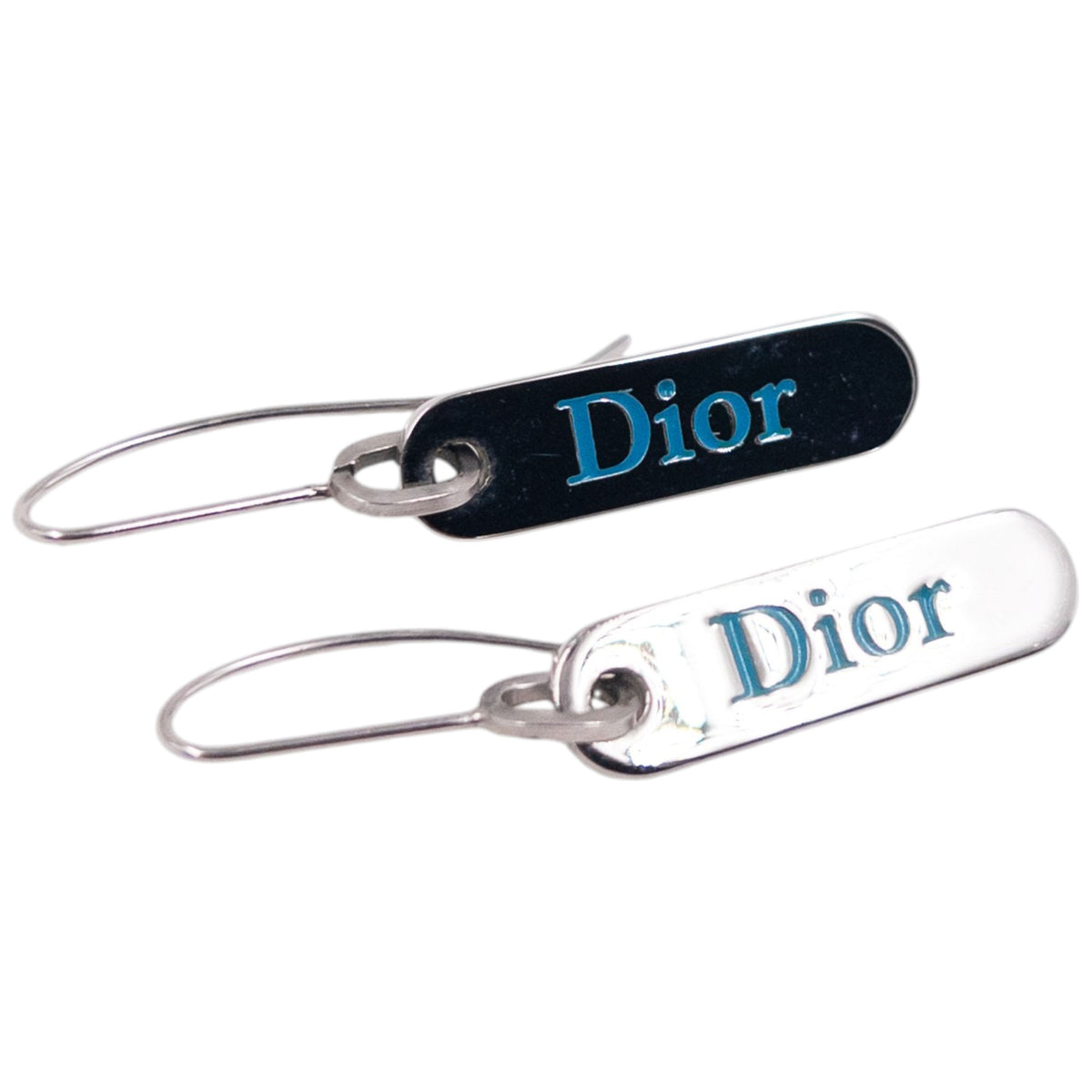 Vintage 2000s Dior By John Galliano Embossed Earrings