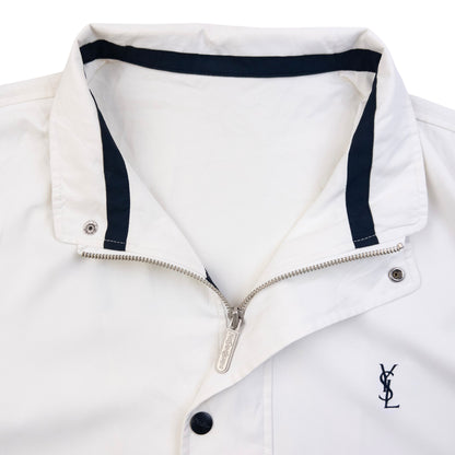 Vintage 90s YSL Yves Saint Laurent Harrington Jacket Size XL