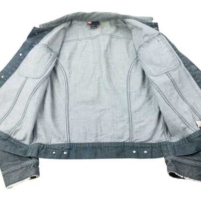 Vintage 2000s Diesel Cropped Button Up Denim Jacket Size S