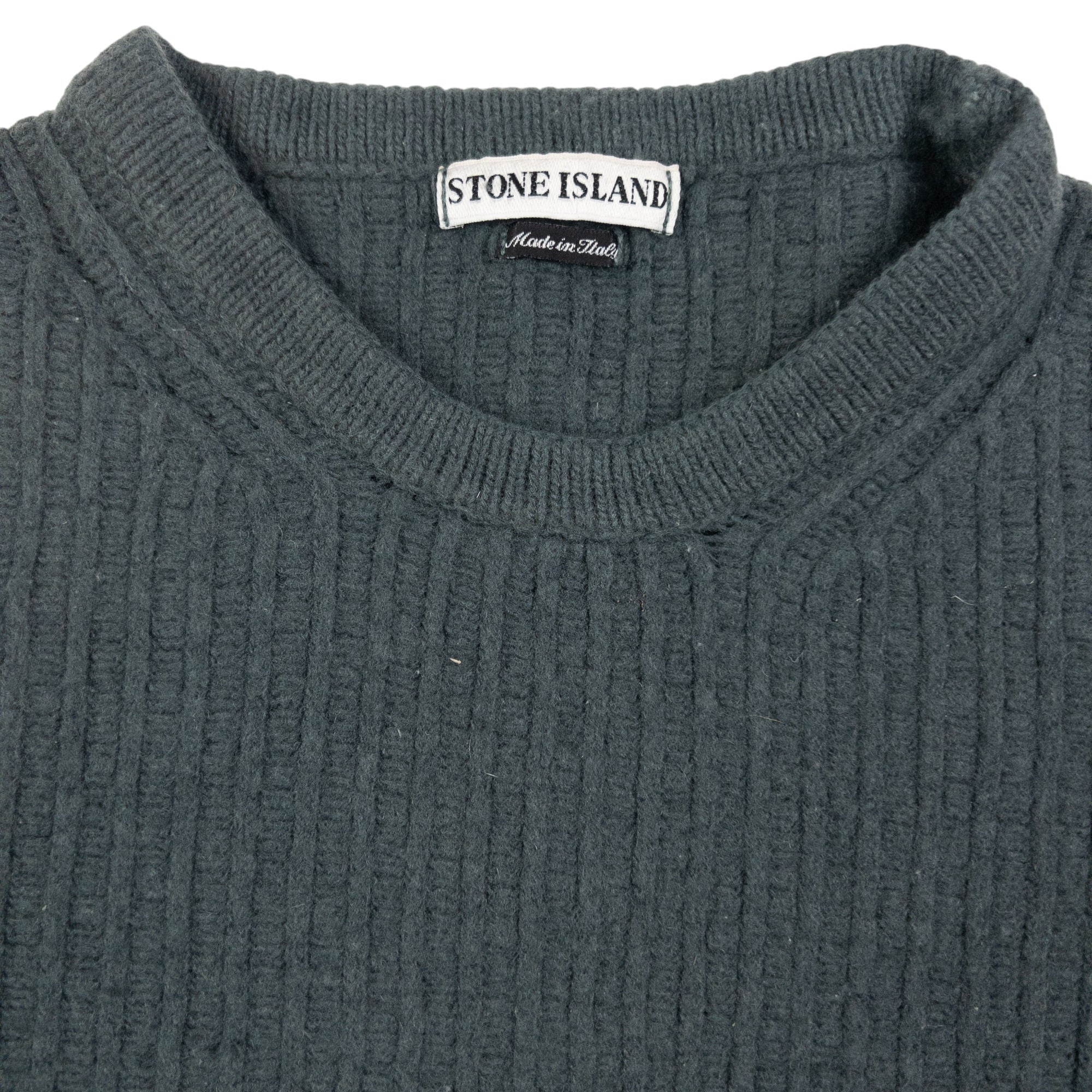 Vintage Stone Island Ribbed Jumper Size M
