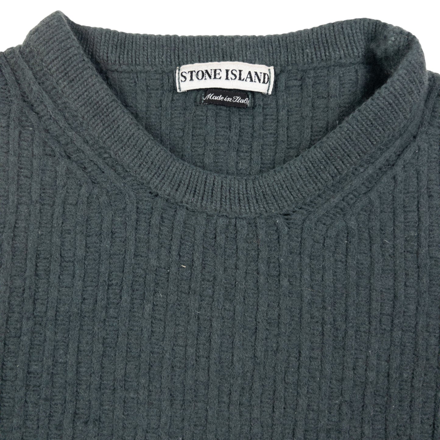 Vintage Stone Island Ribbed Jumper Size M