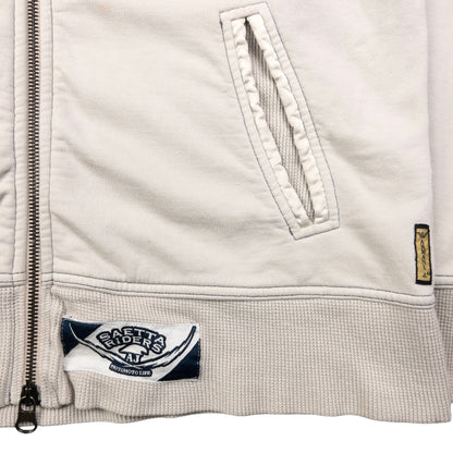 Vintage Armani Jeans Embroidered Zip Up Sweatshirt Size M