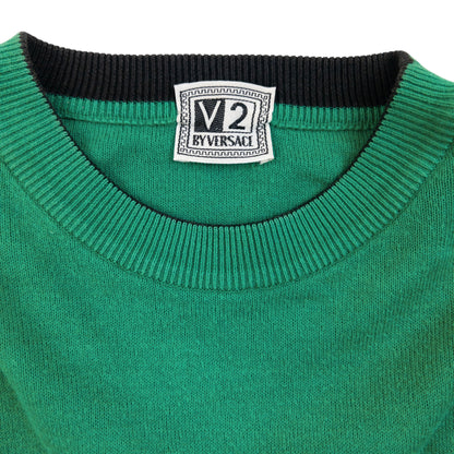 Vintage 90s Versace V2 Pattern Jumper Size S