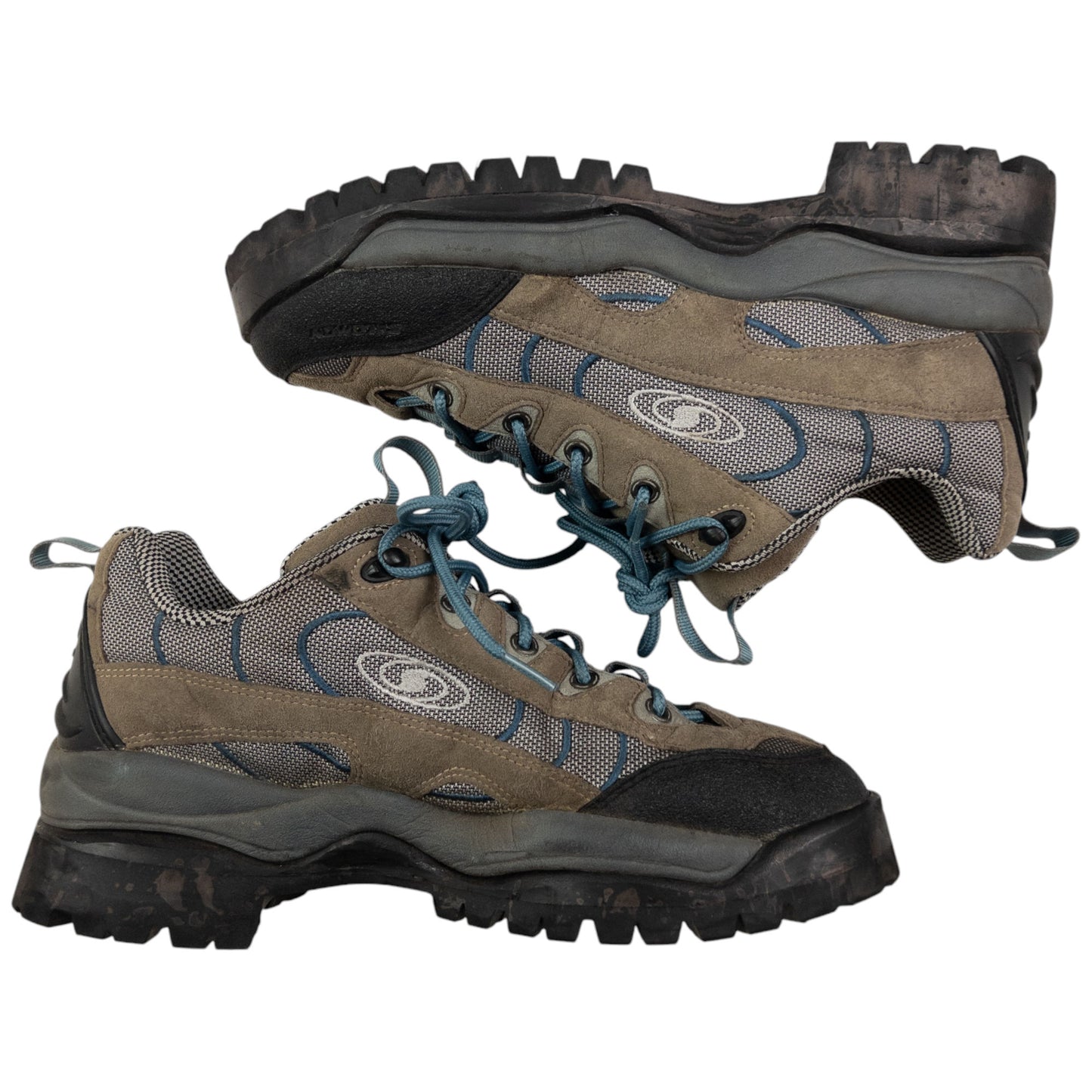 Vintage 1999 Salomon Inco Low Hiking Trainers Size UK10