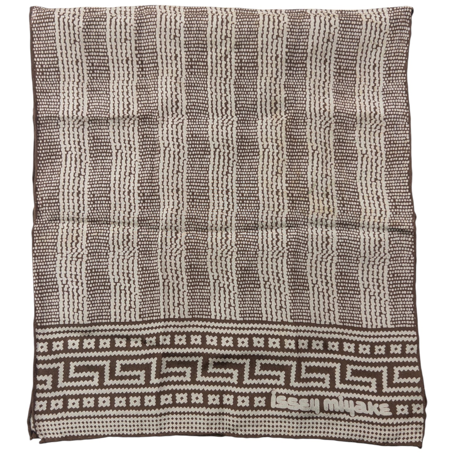 Vintage 2000s Issey Miyake Pattern Silk Scarf