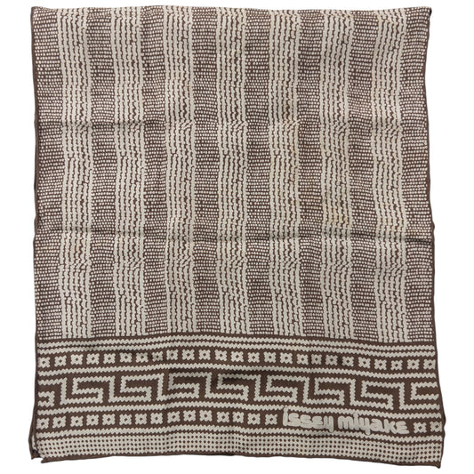 Vintage 2000s Issey Miyake Pattern Silk Scarf