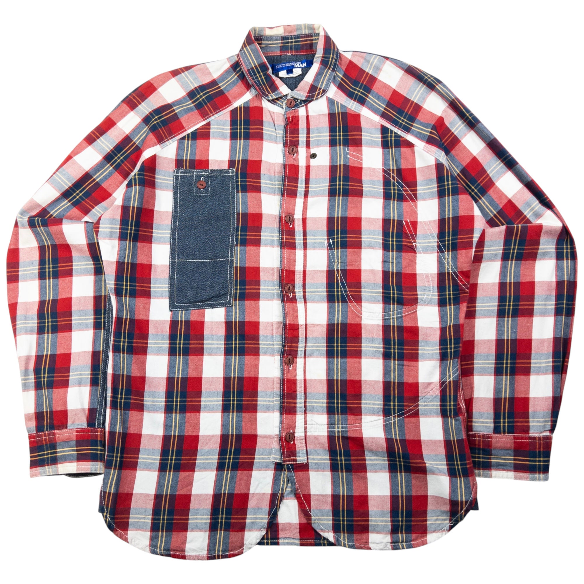 Vintage Junya Watanabe X Comme Des Garçons MAN Button Up Shirt Size M