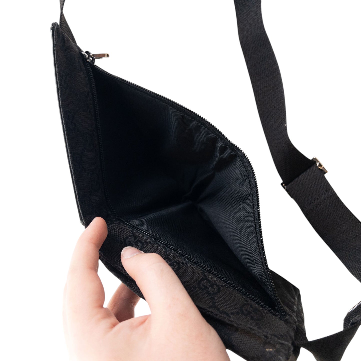 Vintage 2000s Gucci Monogram Crossbody Bag